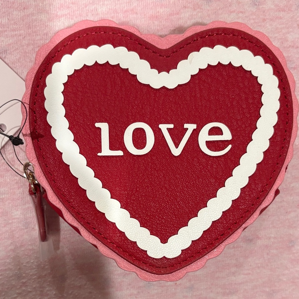 Lauren Conrad heart cake coin pouch